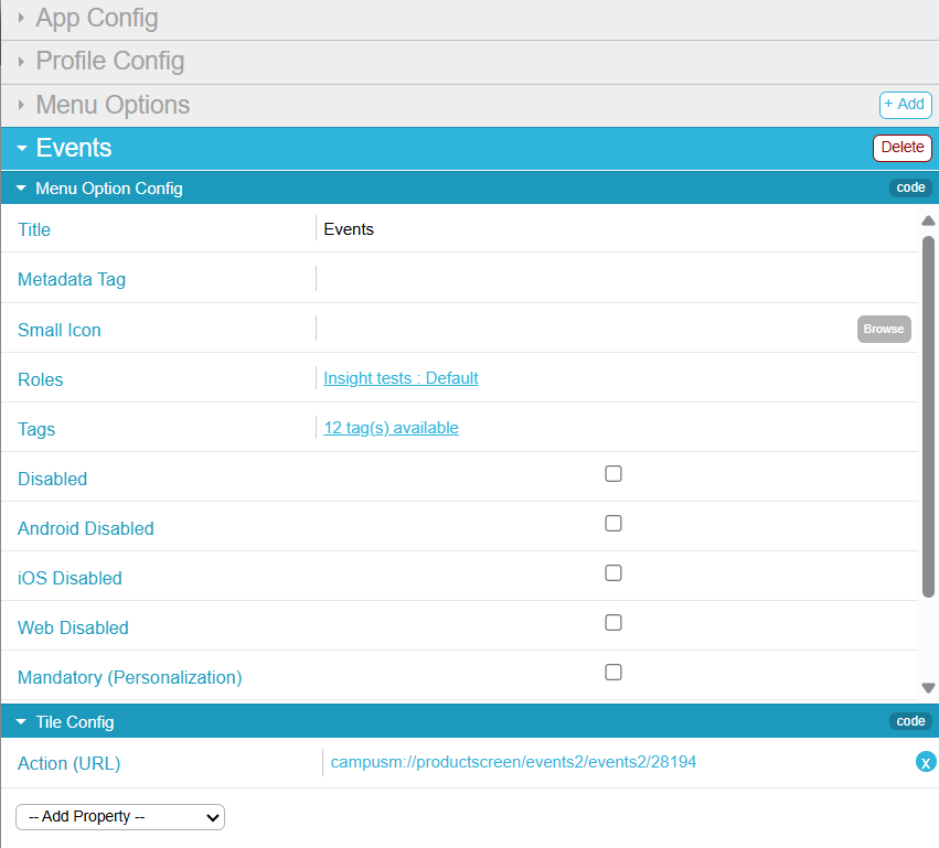 [Thé á~pp có~ñfíg~ páñé~.]