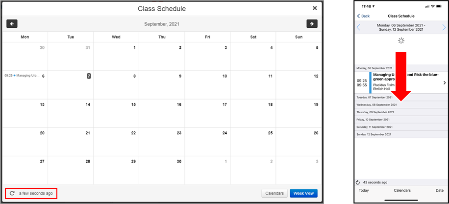 [cálé~ñdár~ réfr~éshí~ñg]