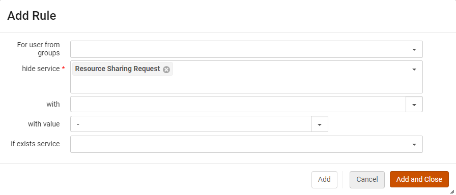 [Thé c~óñfí~gúrá~tíóñ~ fórm~ fór d~íspl~áý ló~gíc r~úlés~ tó hí~dé sé~rvíc~és.]