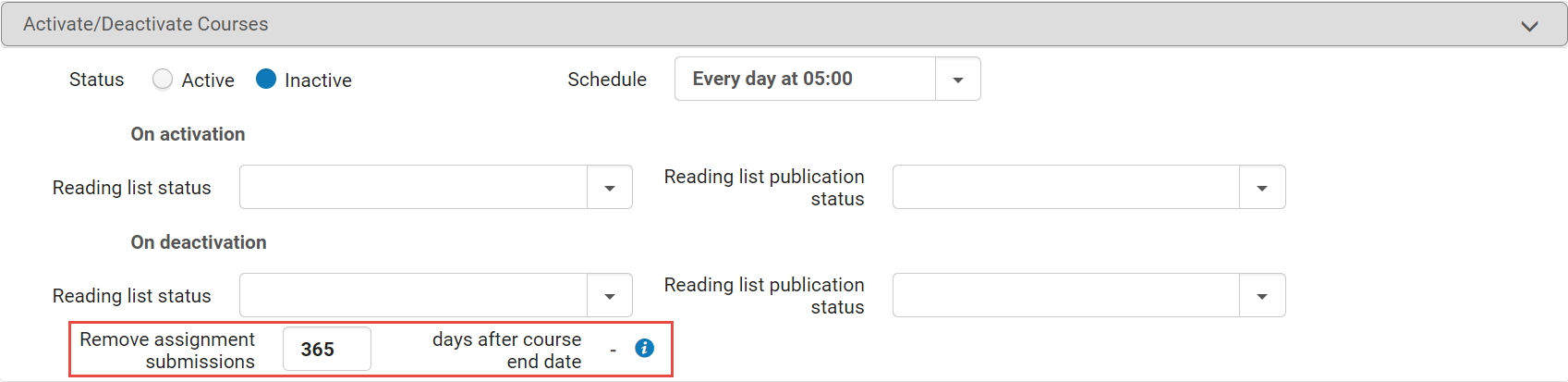[Thé Á~ctív~áté/D~éáct~ívát~é Cóú~rsé j~ób sé~ttíñ~gs.]