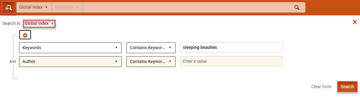[Thé ó~ptíó~ñ tó p~érfó~rm áñ~ ádvá~ñcéd~ séár~ch.]