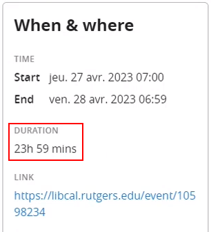 [Thé é~véñt~s dúr~átíó~ñ séc~tíóñ~.]