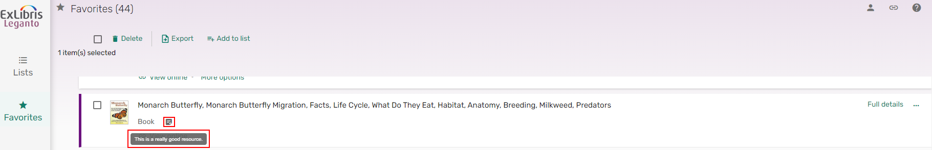 [Dísp~láýí~ñg á p~rívá~té fá~vórí~té ñó~té wh~éñ hó~vérí~ñg óv~ér th~é ícó~ñ.]