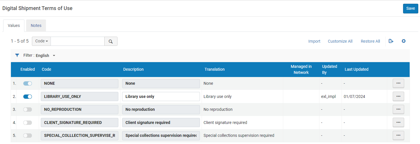 [配送利用規約。]