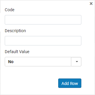 [アイテムの物理的状態 - 行の追加]