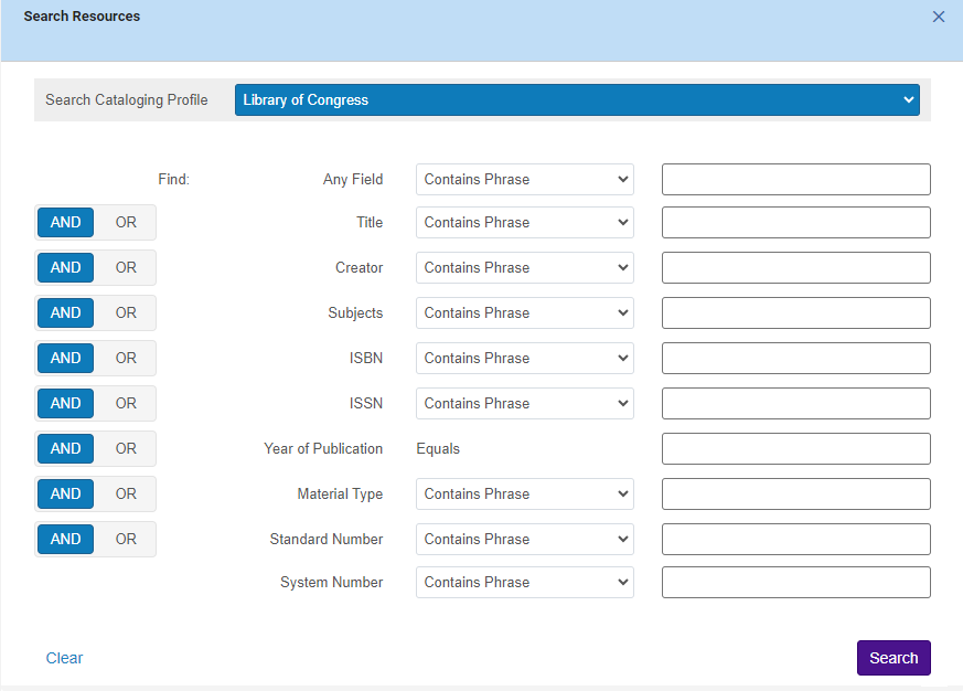 [检索资源屏幕]