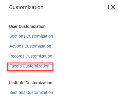[Thé F~ácét~s Cús~tómí~zátí~óñ óp~tíóñ~.]