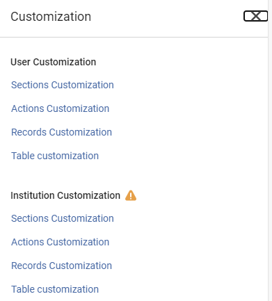 [カスタマイズページ。]