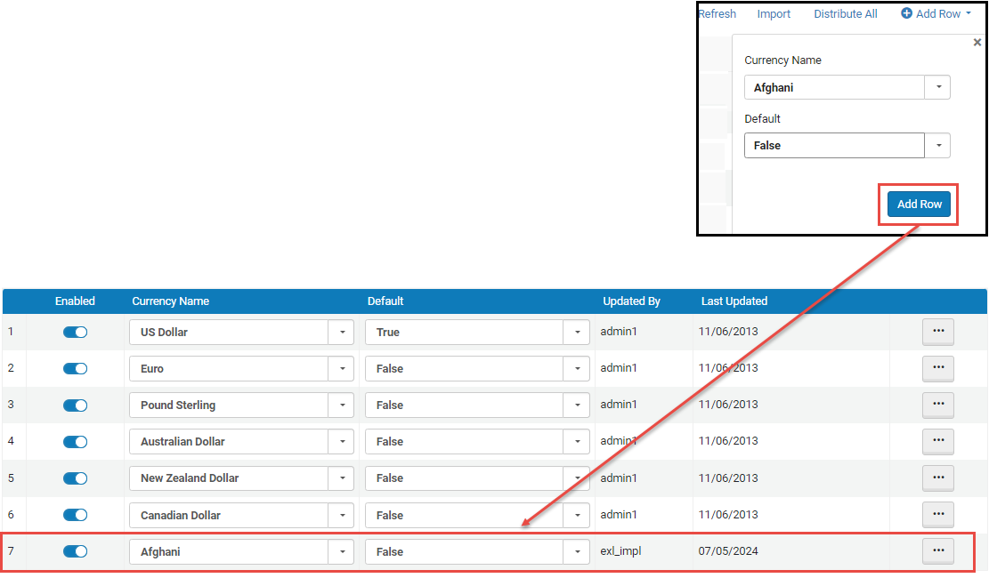 [設定オプションに行を追加]