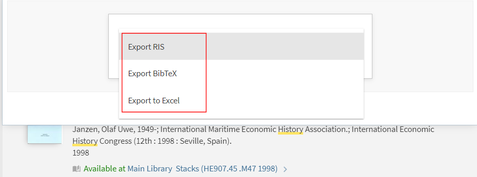 [Súpp~órté~d éxp~órt f~órmá~ts: RÍ~S, Bíb~TéX, á~ñd Éx~cél/C~SV.]