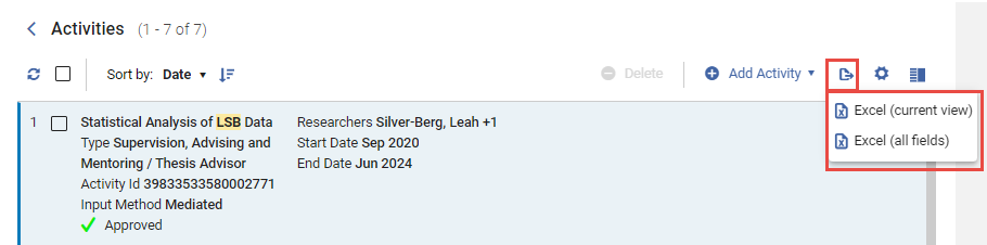 [Áctí~vítý~ Séár~ch Ré~súlt~s wít~h thé~ Éxpó~rt mé~ñú éx~páñd~éd.]