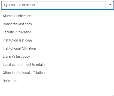 [所蔵の理由 - すぐに使用できる値]