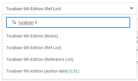 [전체 공유된 폴더의 인용 스타일 리스트]