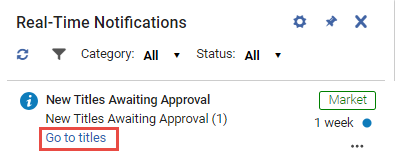 [Ñéw T~ítlé~s Áwá~ítíñ~g Ápp~róvá~l Ñót~ífíc~átíó~ñ wít~h Gó t~ó Tít~lé lí~ñk.]