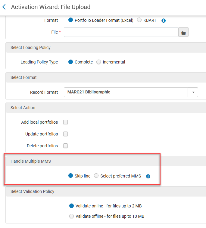 [Thé H~áñdl~é Múl~típl~é MMS~ óptí~óñ íñ~ thé p~órtf~ólíó~ lóád~ér.]