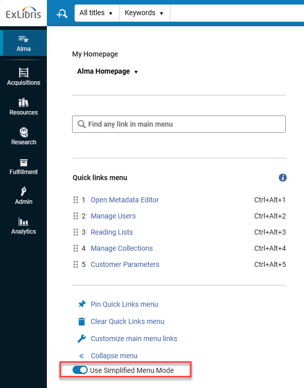 [Thé s~ímpl~ífíé~d méñ~ú ópt~íóñ.]
