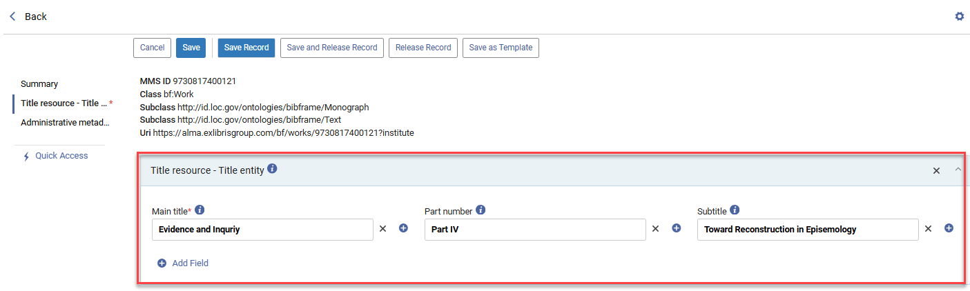 [サンプルのタイトルセクション。]
