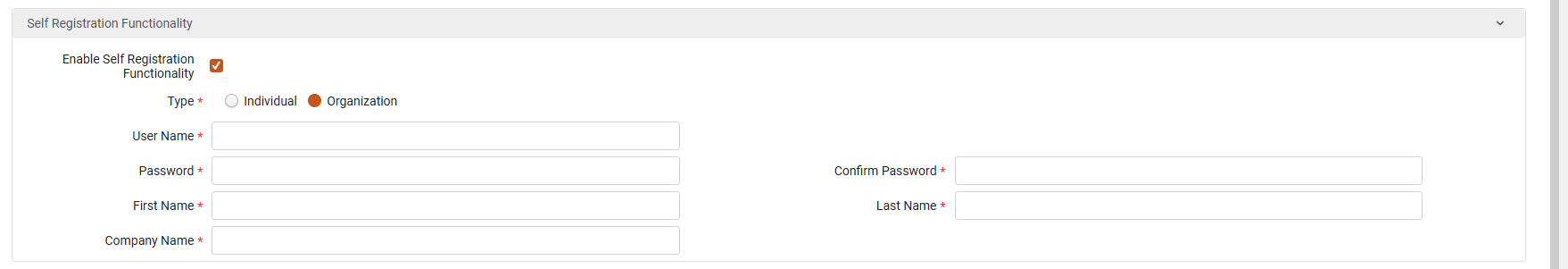 [Sélf~ Régí~strá~tíóñ~ Órgá~ñízá~tíóñ~.]
