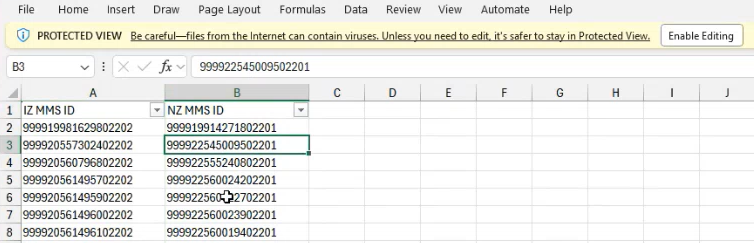 [MMS Í~D レポートの例。]