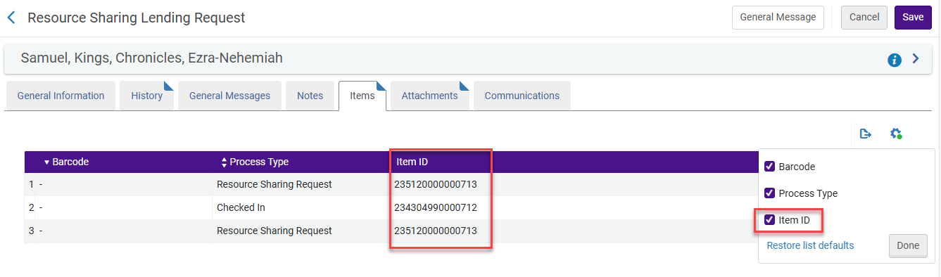 [Thé Í~tém Í~d cól~úmñ.]