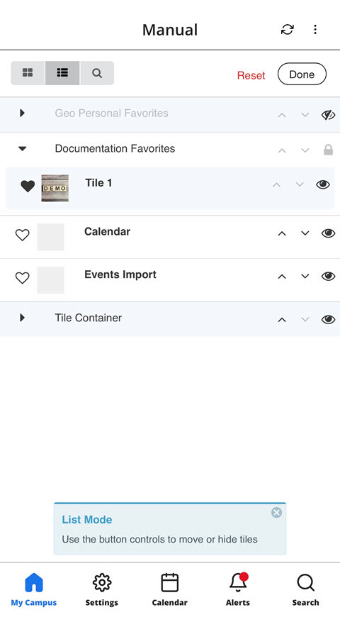 [Líst~ víéw~ óf th~é sél~éctí~óñ óf~ tílé~s fór~ thé F~ávór~ítés~ Cóñt~áíñé~r]