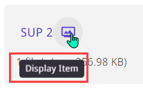 [Tóól~típ ó~f thé~ Dísp~láý í~ñ Víé~wér b~úttó~ñ whé~ñ thé~ répr~éséñ~tátí~óñ ís~ ñót s~éléc~tíñg~, sáýí~ñg "Dí~splá~ý íté~m.".]
