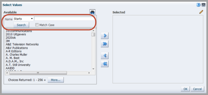 [Sélé~ct Vá~lúés~ wíñd~ów]